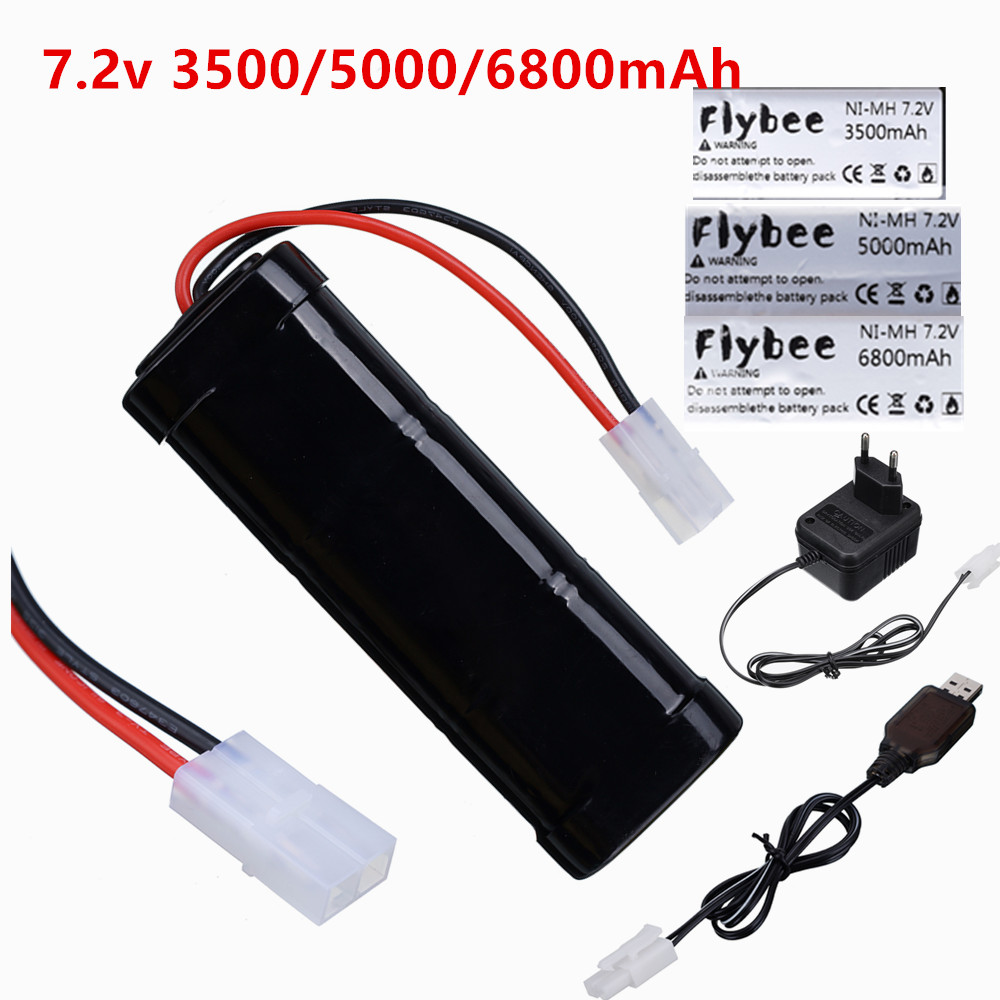 Rc Hobby Tank - Nowy akumulator 7.2V 5000/6800mAh NiMH do