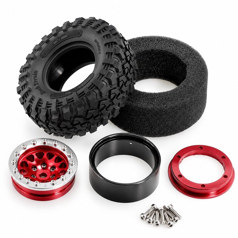 Rc Hobby Crawler - Zestaw kół i opon Beadlock YSUN-1.3
