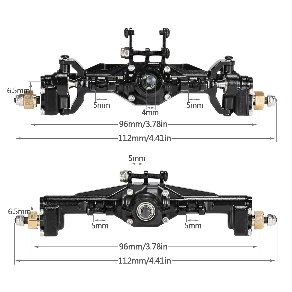 TRX4M Aluminiowa przednia tyln – Rc Hobby Crawler recenzja i cena