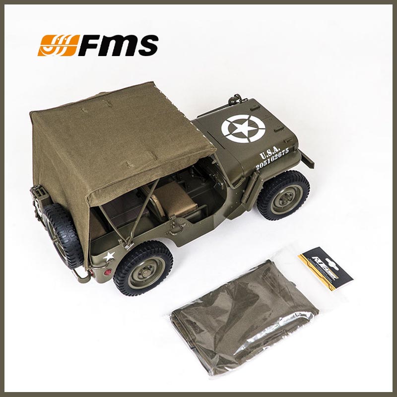 Dach płócienny FMS 1/12 C1167  – Rc Hobby Crawler recenzja i cena